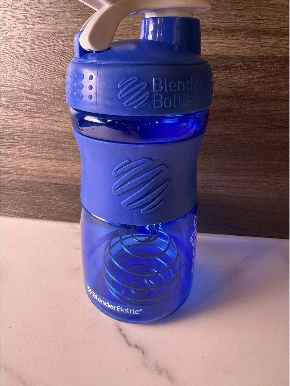 BRAND NEW BlenderBottle SportMixer 17oz Blue Shaker Bottle BlenderBall